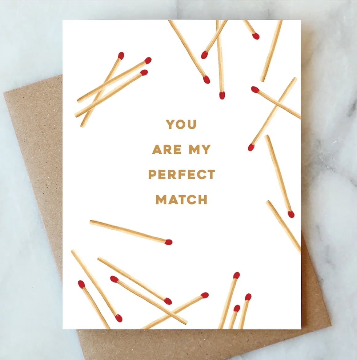 Perfect Match Greeting Card